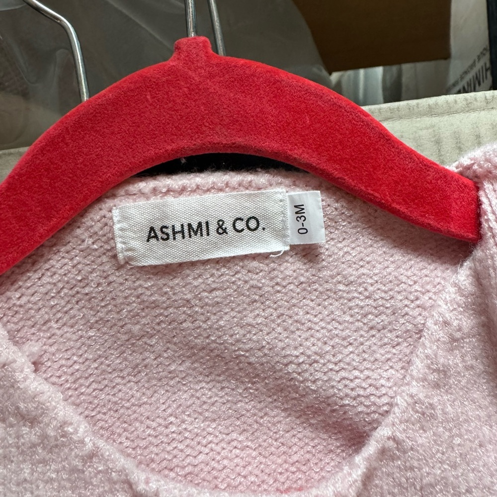 Ashmi & Co. Pink Ruffled Baby knitted onesie Dress - Picture 5 of 5